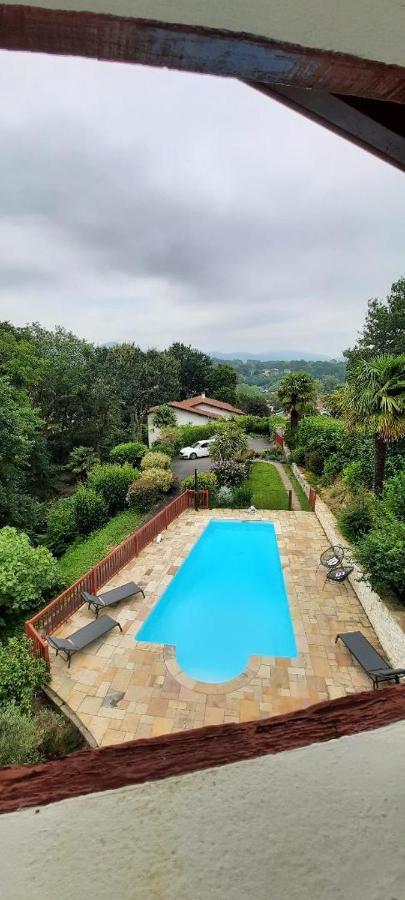 Chambre D'Hotes Avec Piscine Au Calme Dans Maison Basque Ascain Bagian luar foto