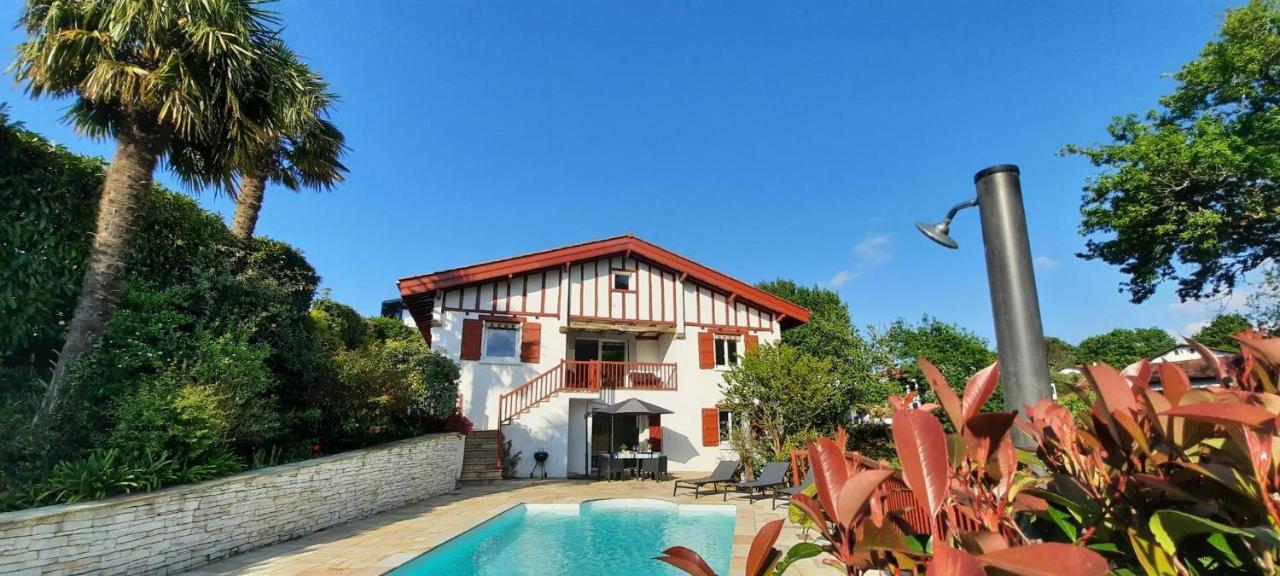 Chambre D'Hotes Avec Piscine Au Calme Dans Maison Basque Ascain Bagian luar foto